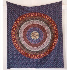 UO Plum and Bow Medallion Tapestry