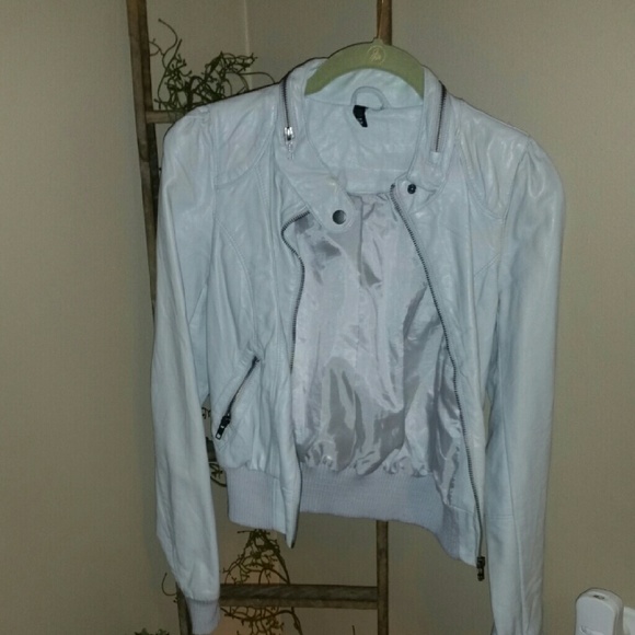 Faux leather jacket