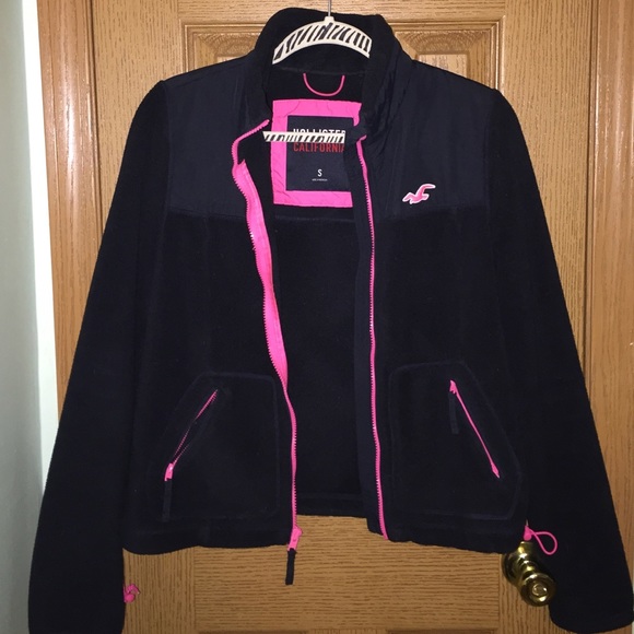 Black & Pink Hollister Jacket