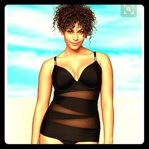 NWOT Cacique Tankini Swim Top