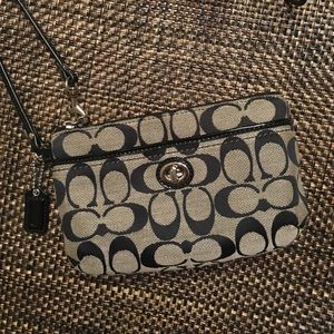 Black Printed Coach wrislet