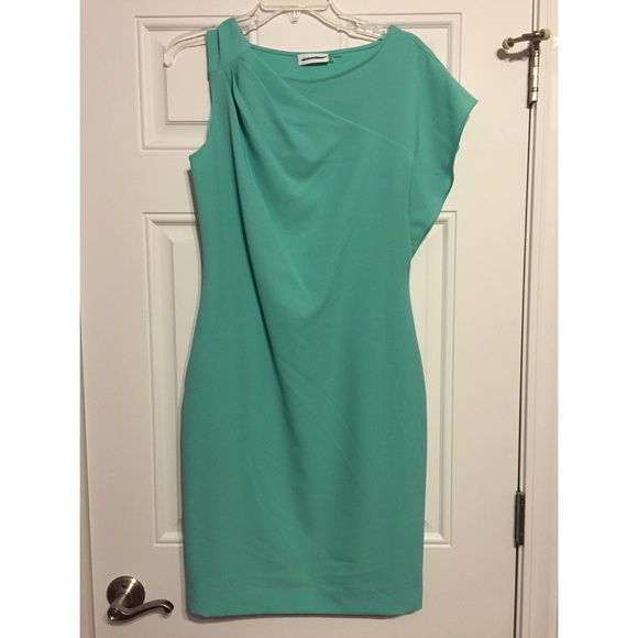 Calvin Klein Mint Asymmetrical Dress
