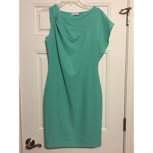 Calvin Klein Mint Asymmetrical Dress
