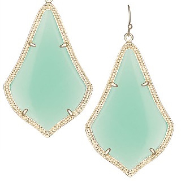 Kendra Scott Alex earrings in chalcedony