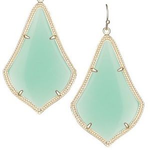 Kendra Scott Alex earrings in chalcedony