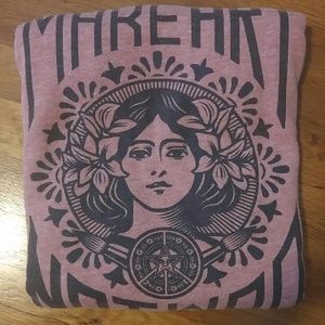 OBEY scoop neck sweatshirt