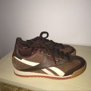 reebok classic brown suede