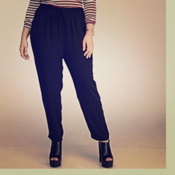 Black Harem pants Forever21 3x NWT