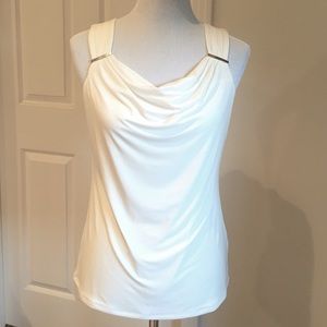 ⚜NWT⚜ WHBM Drape Neck Tank Top