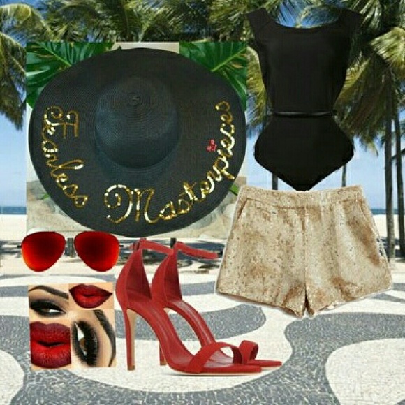 Custom floppy beach hat