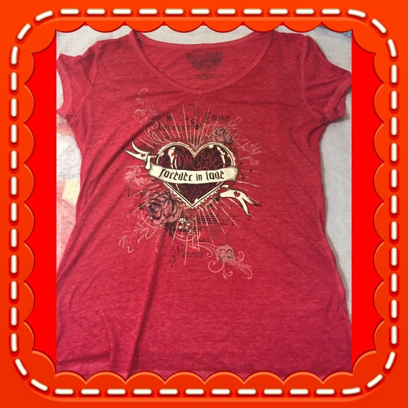 XL Rocker Girl V-neck
