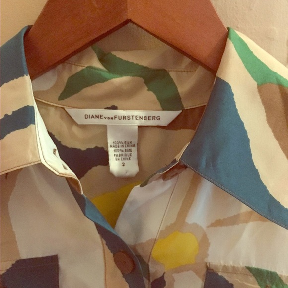 Silk Diane Von Furstenberg handkerchief dress