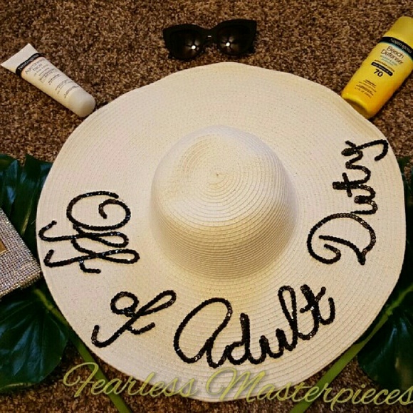 Custom floppy beach hat - Picture 4 of 4