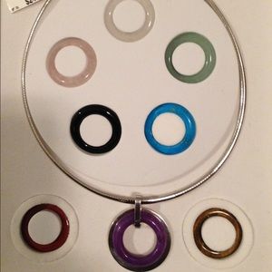 Sterling Silver interchangeable necklace