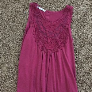 Maurices Tank with lace