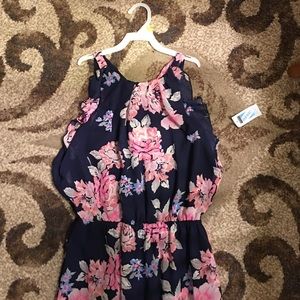 Old Navy flower print maxi dress.