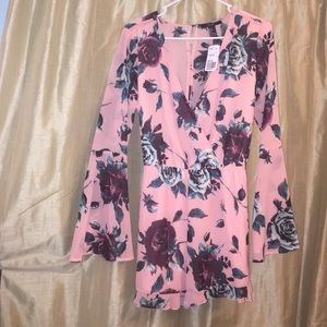 Forever 21 floral romper