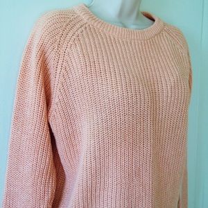baby pink knit sweater