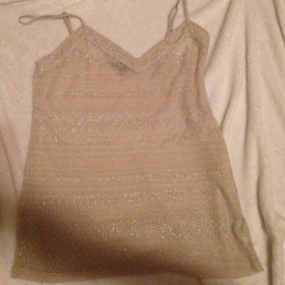 NWOT AE GLITTER CAMI. Size medium