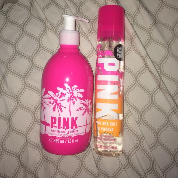 Pink perfume/lotion