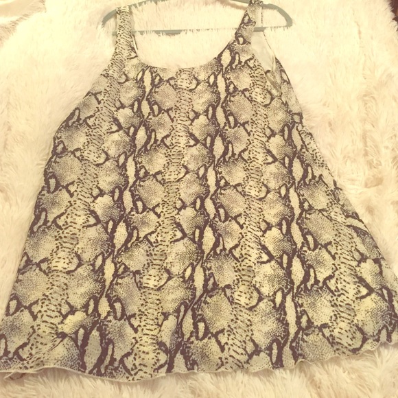 TOBI snake skin dress