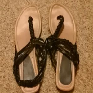 Black Strappy Sandals