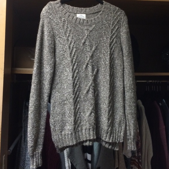 NWT St. John's bay marled thick tan cream sweater - Picture 1 of 3