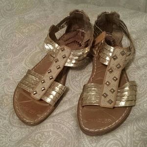 Gold Sam & Libby Gladiator Sandals