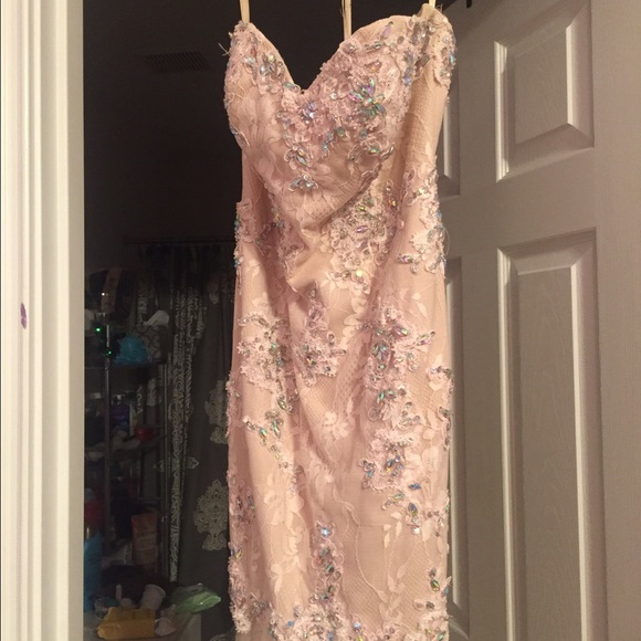 Light pink prom/pageant dress - Picture 2 of 4