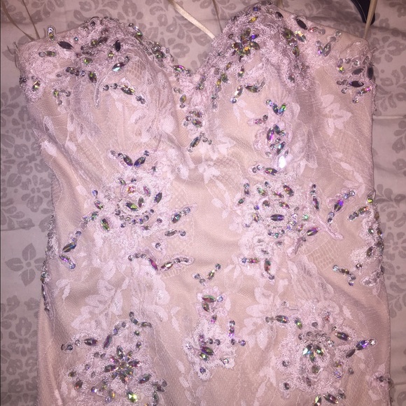 Light pink prom/pageant dress - Picture 3 of 4