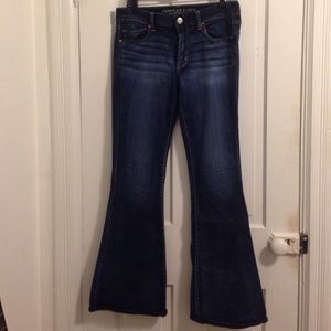 AE super super stretch boho artist jeans