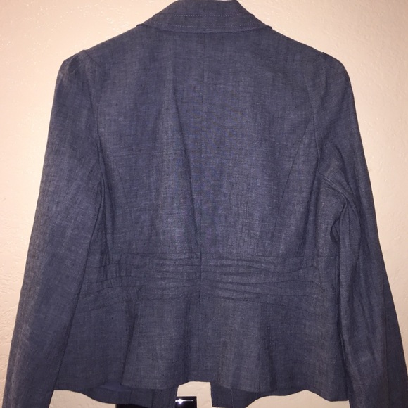BCBG MaxAzria Murphy Ruched One Button Jacket M - Picture 3 of 3