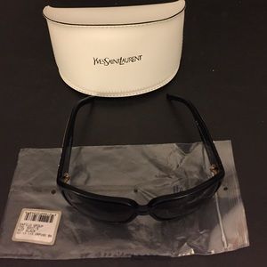 YSL black acetate sunglasses
