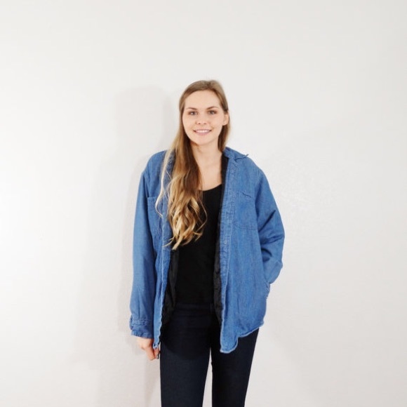 vintage Wrangler denim coat 1990s