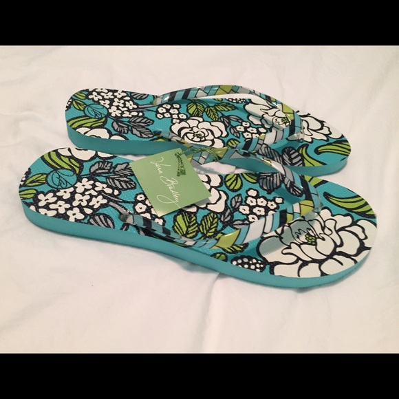 Island Blooms Vera Bradley Flip-Flops
