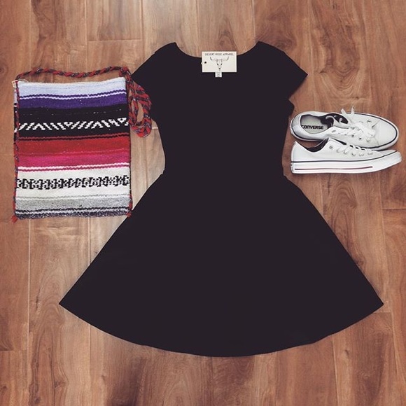 Desert Rose Apparel Dresses & Skirts - Structured Skater Mini Dress