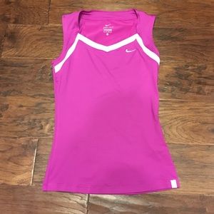Nike tennis Dri-fit tank top size XS magenta