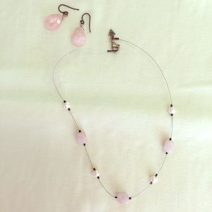 Necklace earrings set