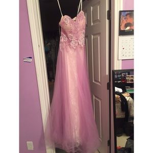 Lilac purple prom/pageant gown