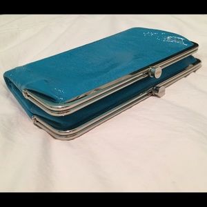 Turquoise Hobo Wallet