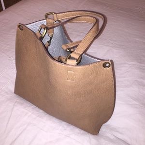 Free People Leather Purse (reversible)