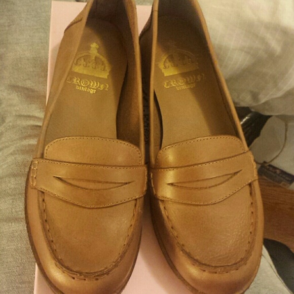 crown vintage shoes loafers