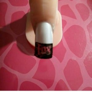 Fox set of waterslide nail decals.