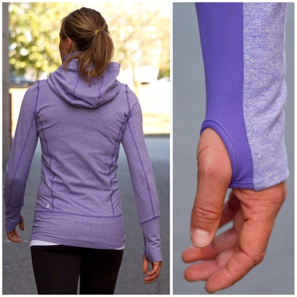 Lululemon Stride Jacket heathered purple hoodie 2 - Picture 4 of 4