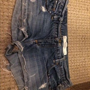 Abercrombie distressed vintage shorts