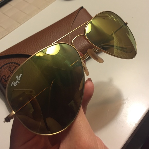 Gold Ray-ban Aviator