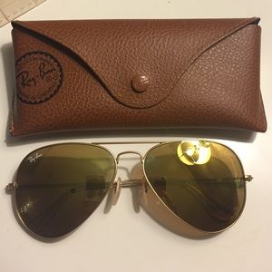 Gold Ray-ban Aviator