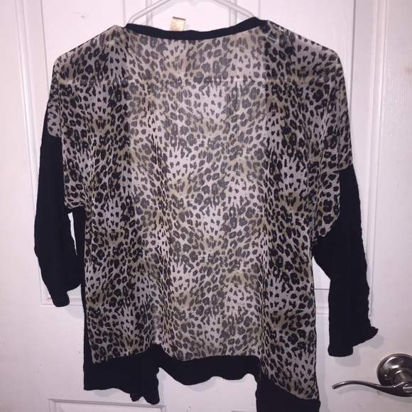 Cheetah Cardigan - Picture 2 of 2