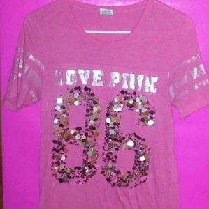 VS Pink bling tee