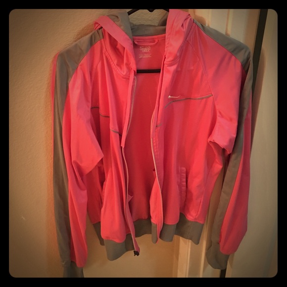 Pink nike jacket